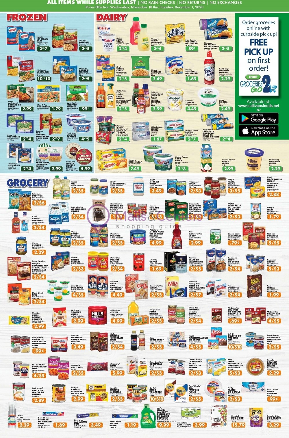 Sullivan's Foods Weekly Ad sales & flyers specials MallsCenters