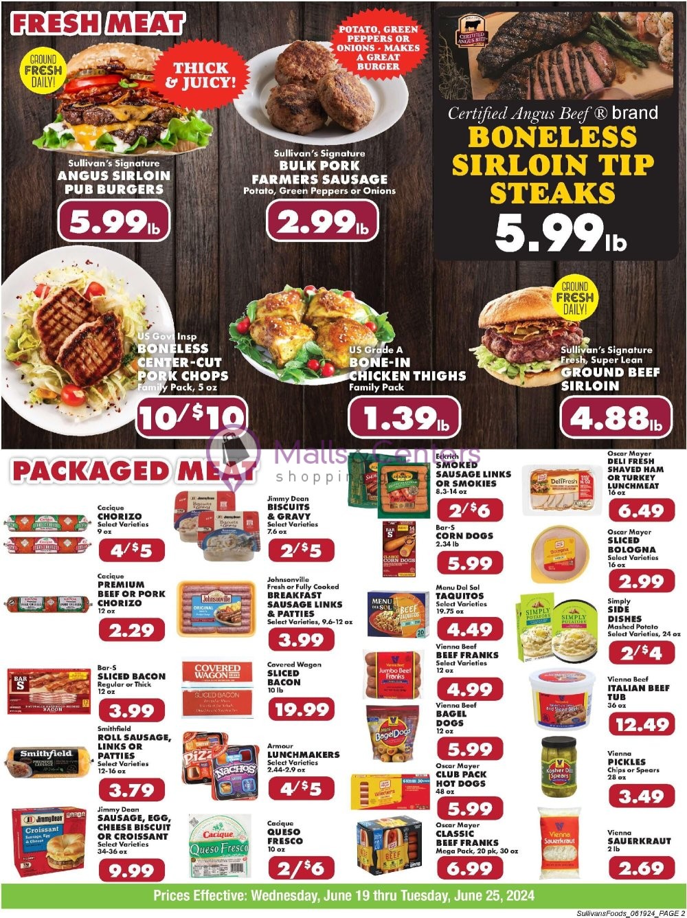 Weekly ad for Sullivan's Foods valid: 06/19/2024 - 06/25/2024, page 2