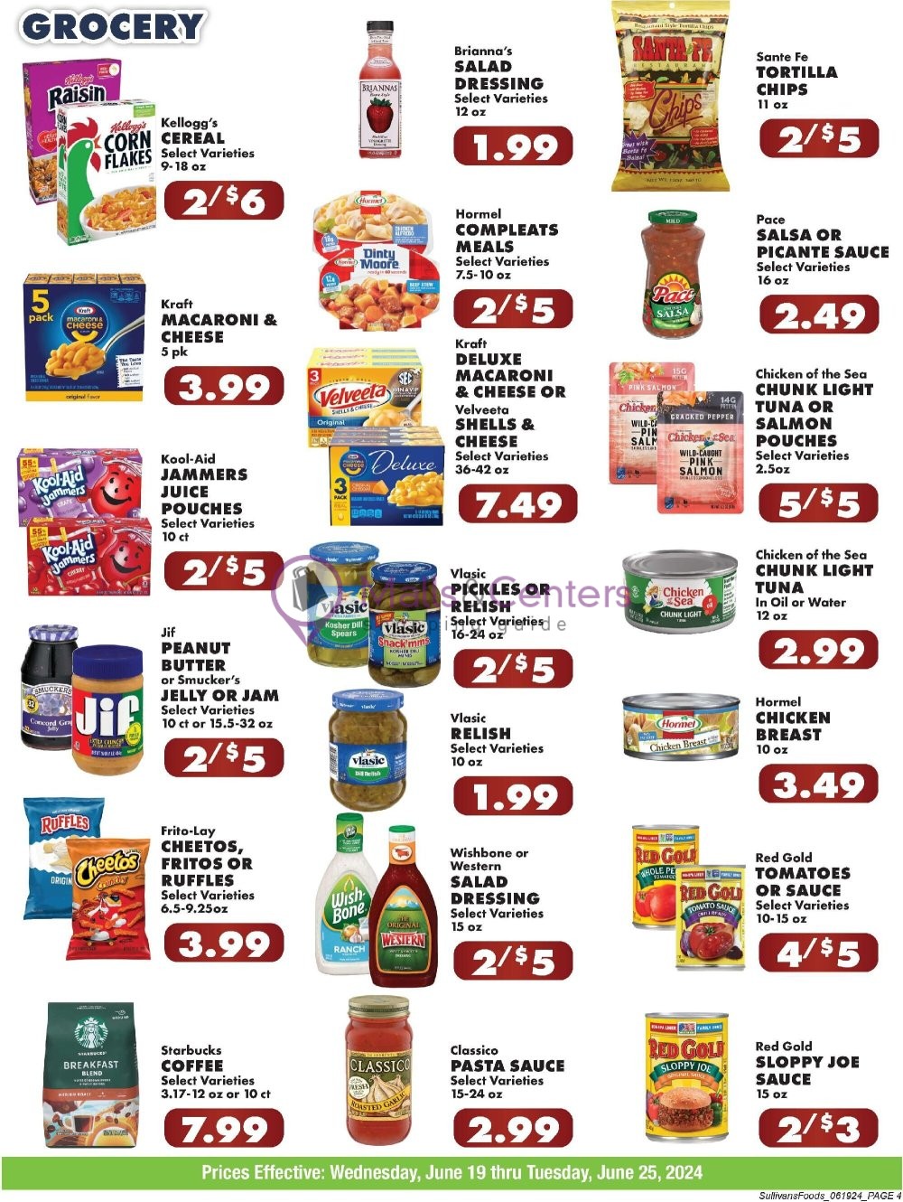 Weekly ad for Sullivan's Foods valid: 06/19/2024 - 06/25/2024, page 4