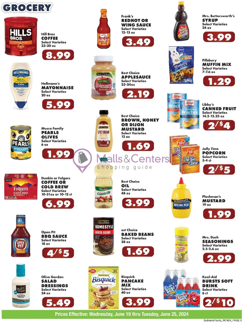 Weekly ad for Sullivan's Foods valid: 06/19/2024 - 06/25/2024, page 5