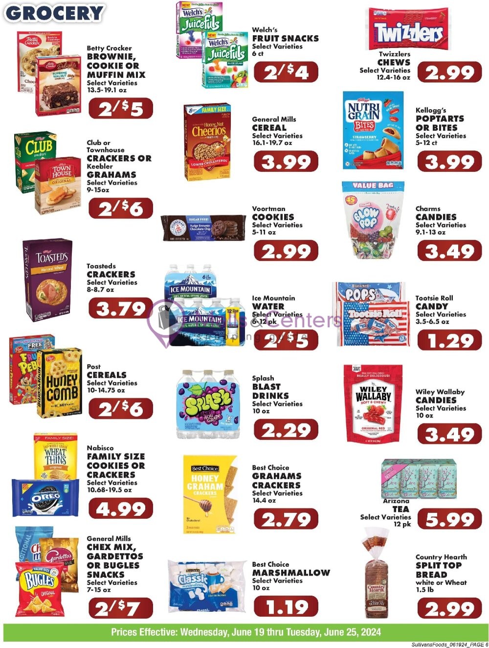 Weekly ad for Sullivan's Foods valid: 06/19/2024 - 06/25/2024, page 6