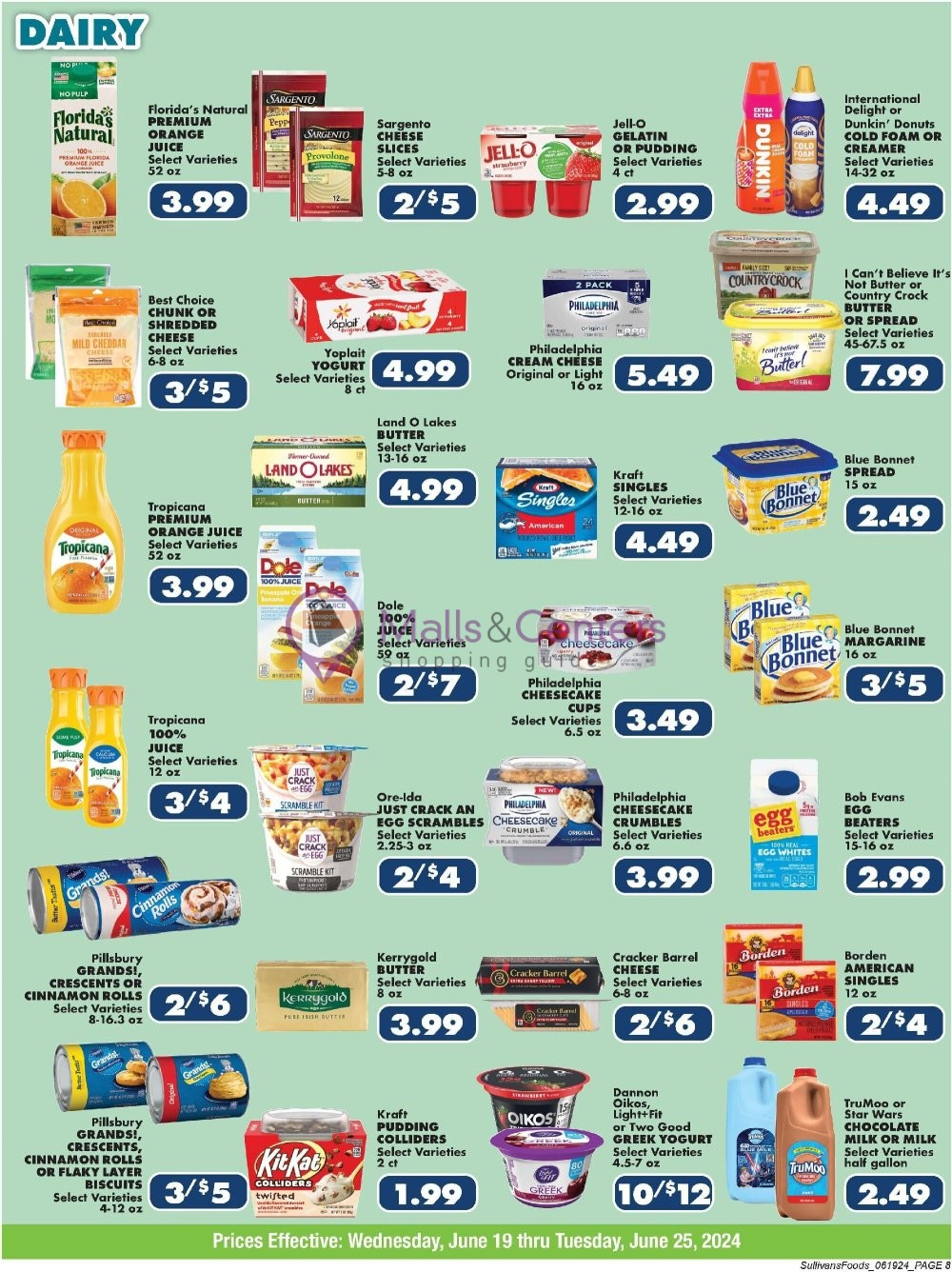 Weekly ad for Sullivan's Foods valid: 06/19/2024 - 06/25/2024, page 8