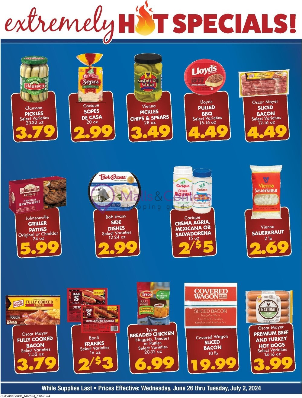 Weekly ad for Sullivan's Foods valid: 06/26/2024 - 07/02/2024, page 4
