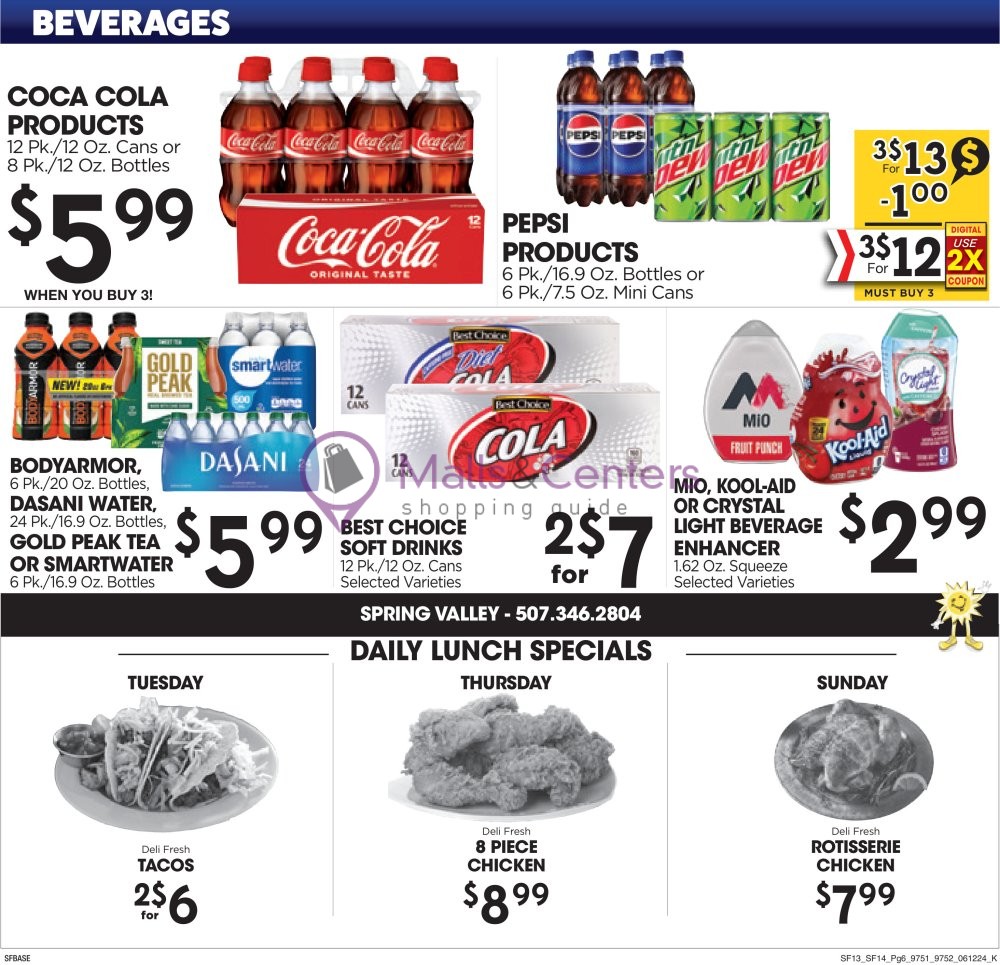 Weekly ad for Sunshine Foods valid: 06/12/2024 - 06/18/2024, page 6