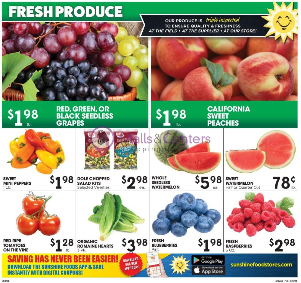 Weekly ad for Sunshine Foods valid: 06/12/2024 - 06/18/2024, page 8