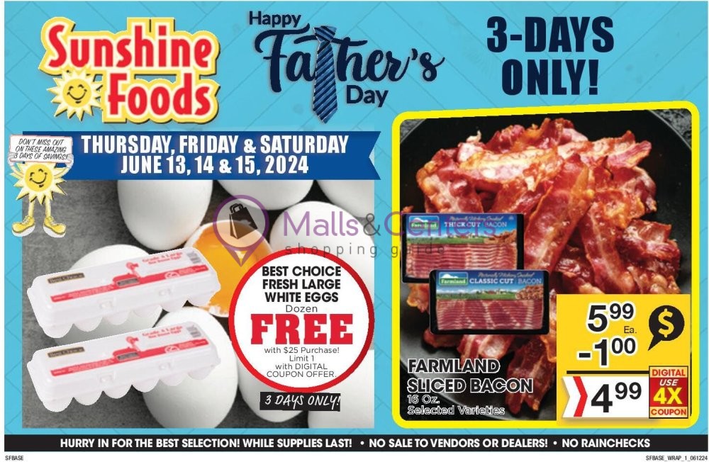 Weekly ad for Sunshine Foods valid: 06/12/2024 - 06/18/2024, page 9