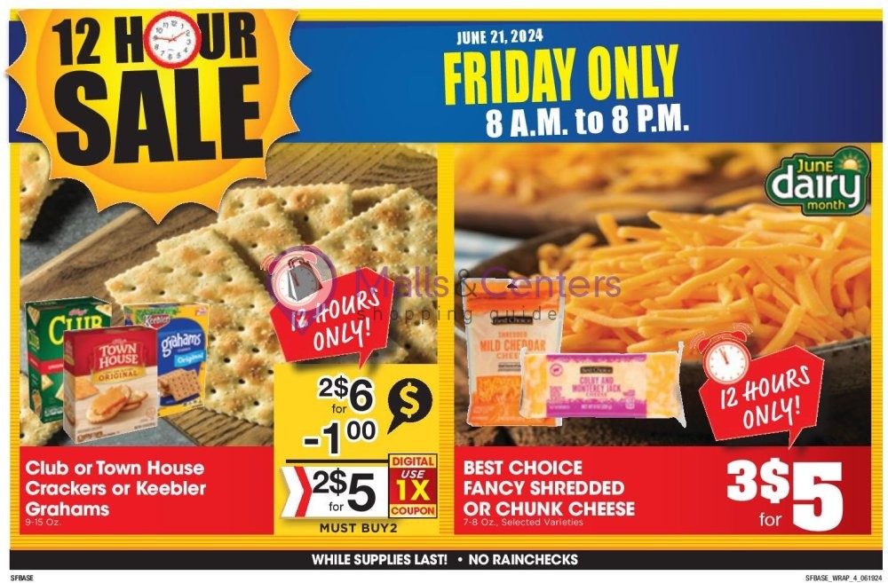 Weekly ad for Sunshine Foods valid: 06/19/2024 - 06/25/2024, page 12