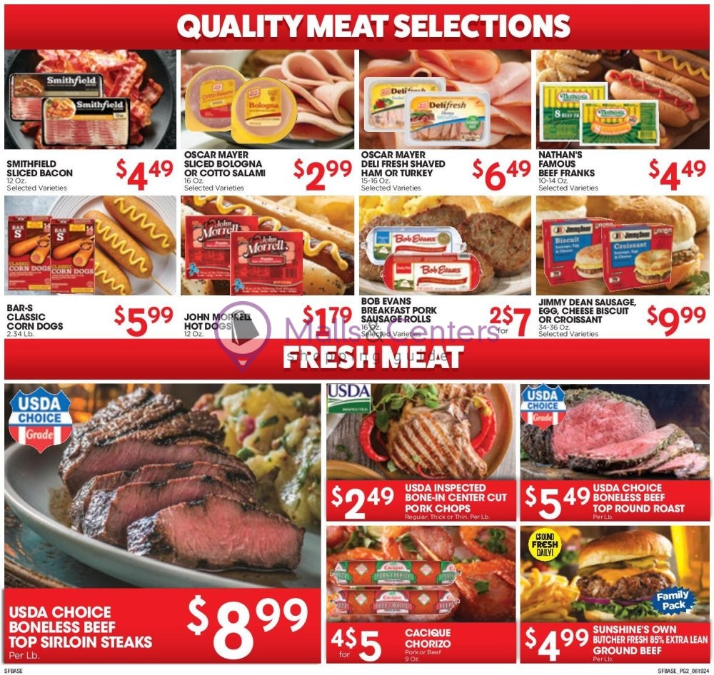 Weekly ad for Sunshine Foods valid: 06/19/2024 - 06/25/2024, page 2