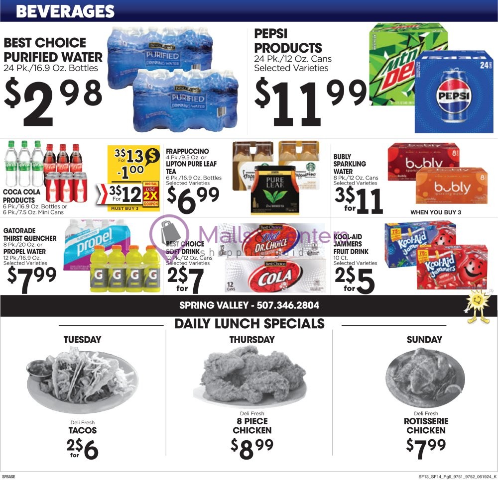 Weekly ad for Sunshine Foods valid: 06/19/2024 - 06/25/2024, page 6