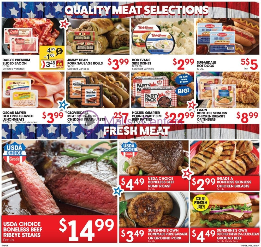 Weekly ad for Sunshine Foods valid: 06/26/2024 - 07/09/2024, page 2