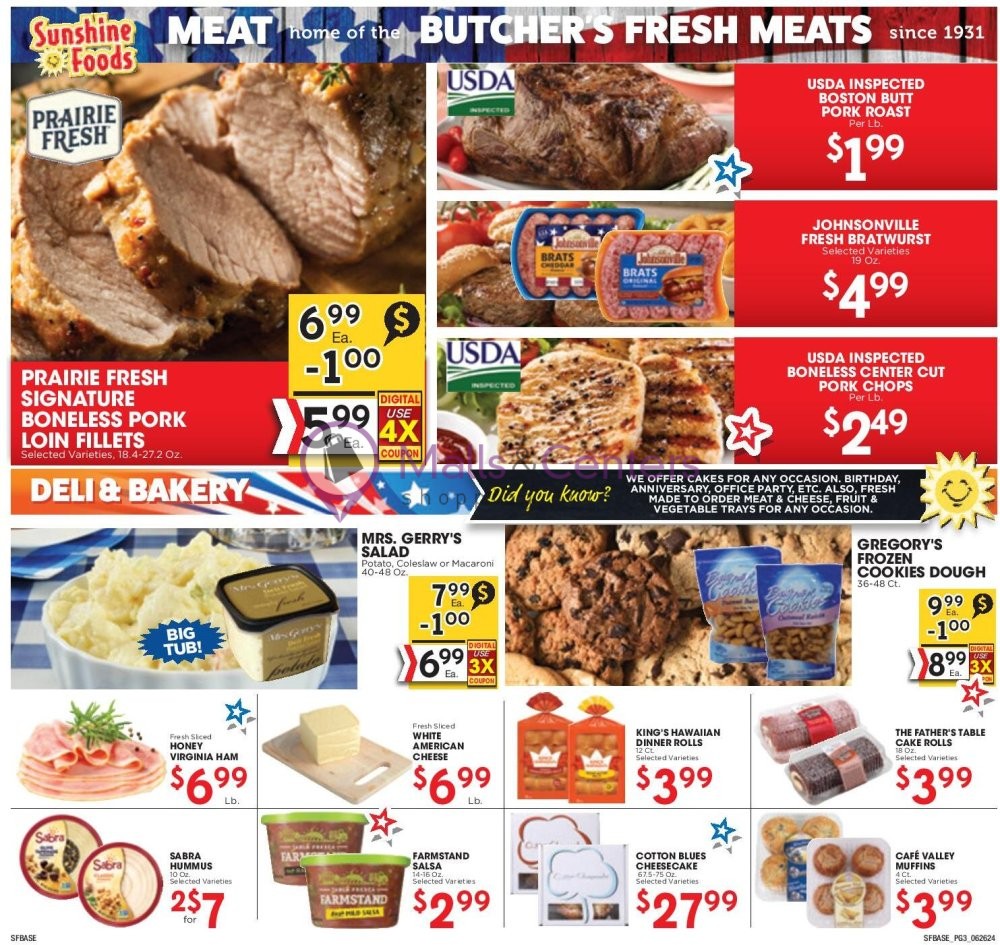 Weekly ad for Sunshine Foods valid: 06/26/2024 - 07/09/2024, page 3