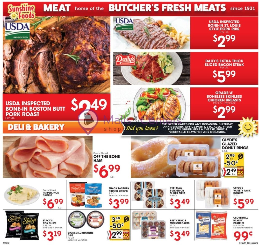Weekly ad for Sunshine Foods valid: 06/05/2024 - 06/11/2024, page 3