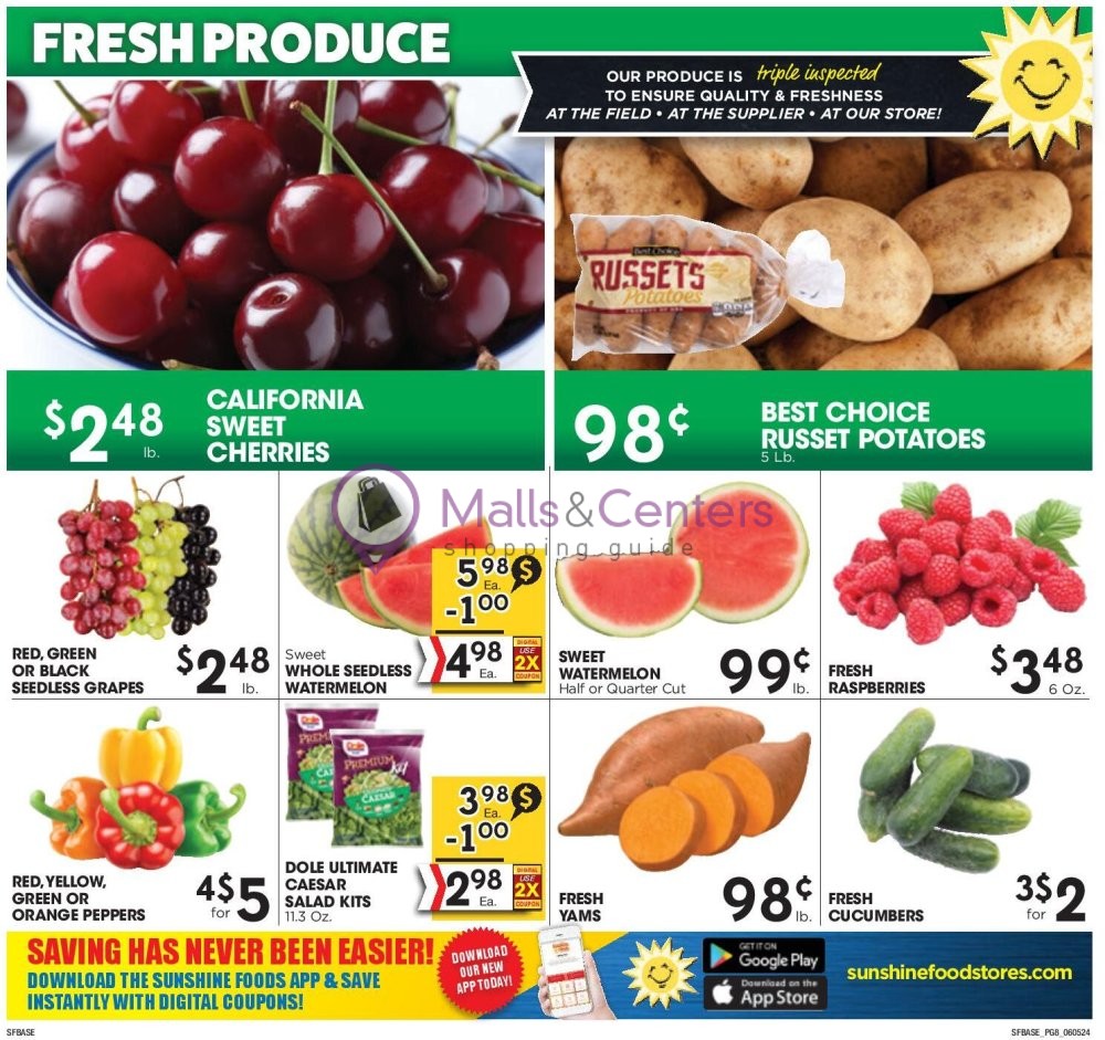 Weekly ad for Sunshine Foods valid: 06/05/2024 - 06/11/2024, page 8