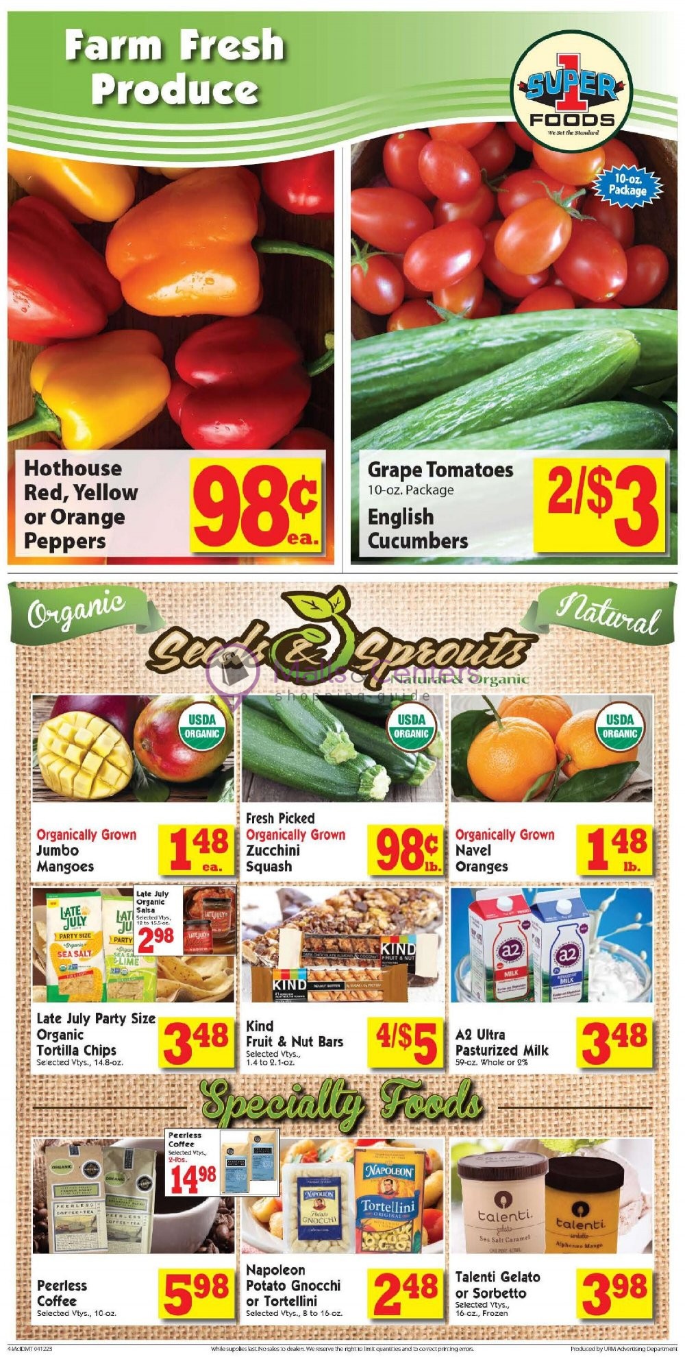 Super 1 Foods Weekly ad valid from 04/12/2023 to 04/18/2023 MallsCenters