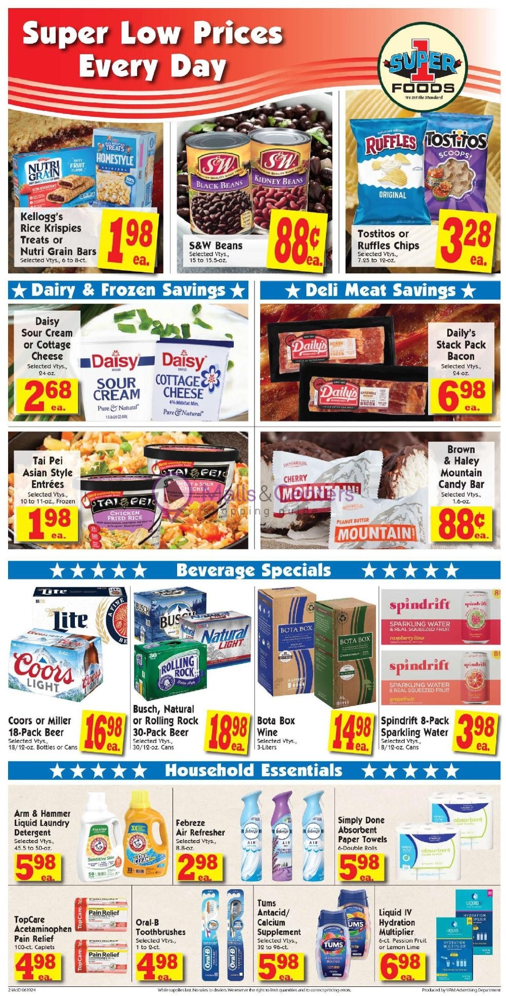 Weekly ad for Super 1 Foods valid: 06/19/2024 - 06/25/2024, page 2