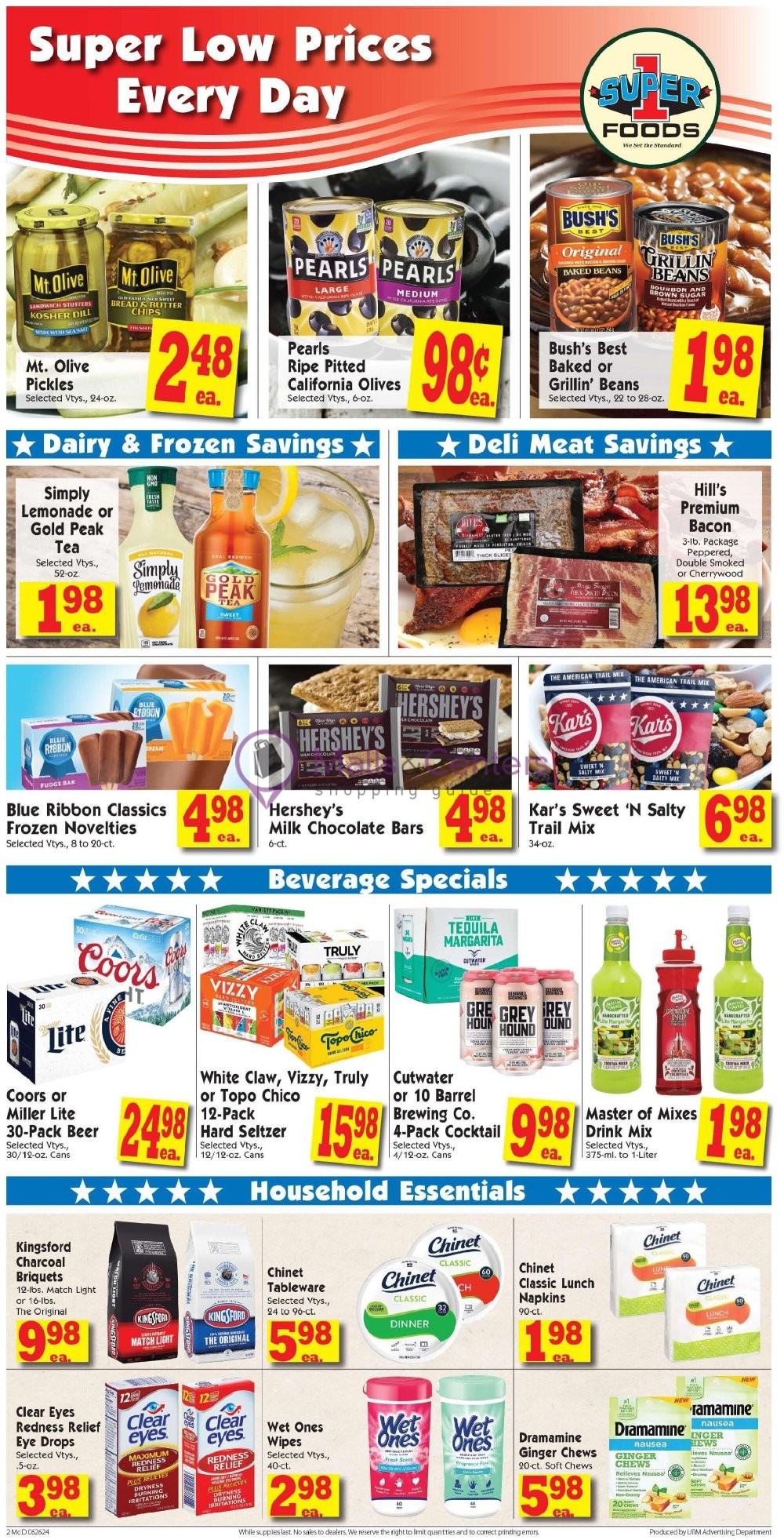 Weekly ad for Super 1 Foods valid: 06/26/2024 - 07/04/2024, page 2