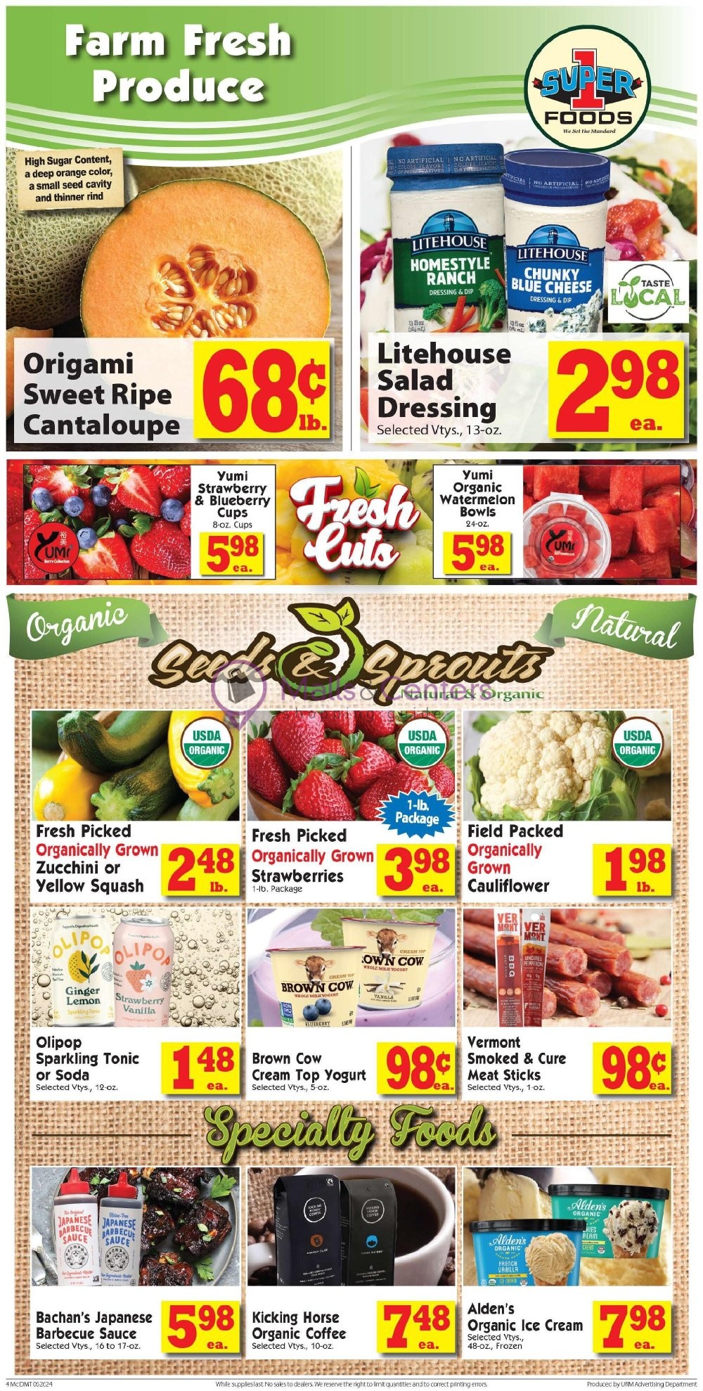 Weekly ad for Super 1 Foods valid: 06/26/2024 - 07/04/2024, page 4