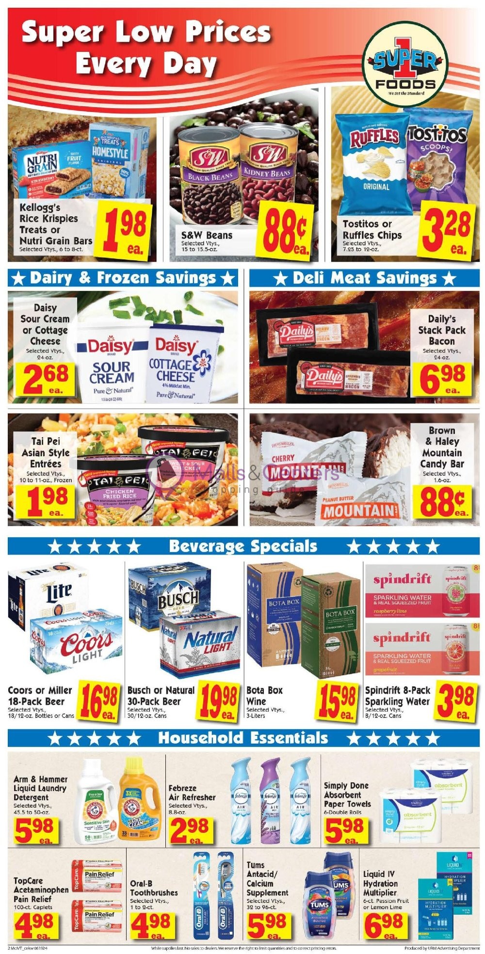 Weekly ad for Super 1 Foods valid: 06/19/2024 - 06/25/2024, page 2
