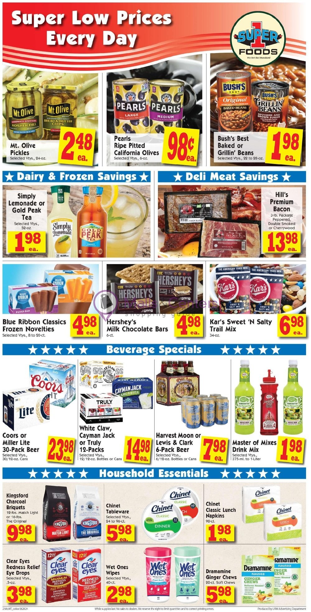 Weekly ad for Super 1 Foods valid: 06/26/2024 - 07/04/2024, page 2