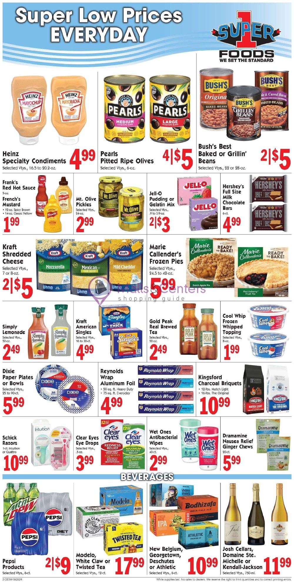 Weekly ad for Super 1 Foods valid: 06/26/2024 - 07/04/2024, page 2