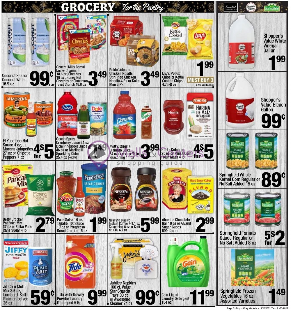 Super King Markets Weekly ad valid from 12/27/2022 to 01/03/2023