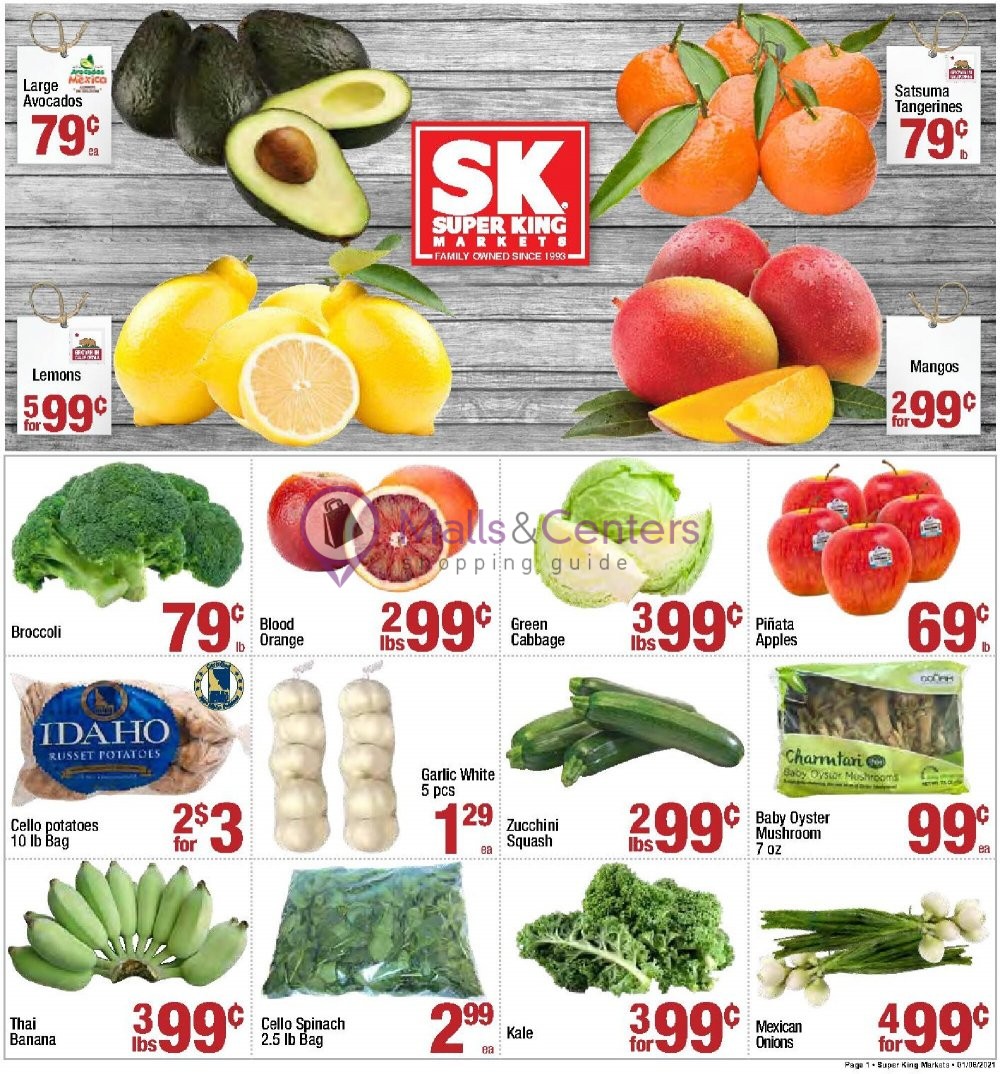 Super King Markets Weekly ad valid from 01/06/2021 to 01/12/2021