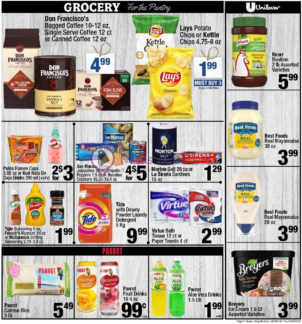 Super King Markets Weekly ad valid from 05/24/2023 to 05/30/2023 MallsCenters