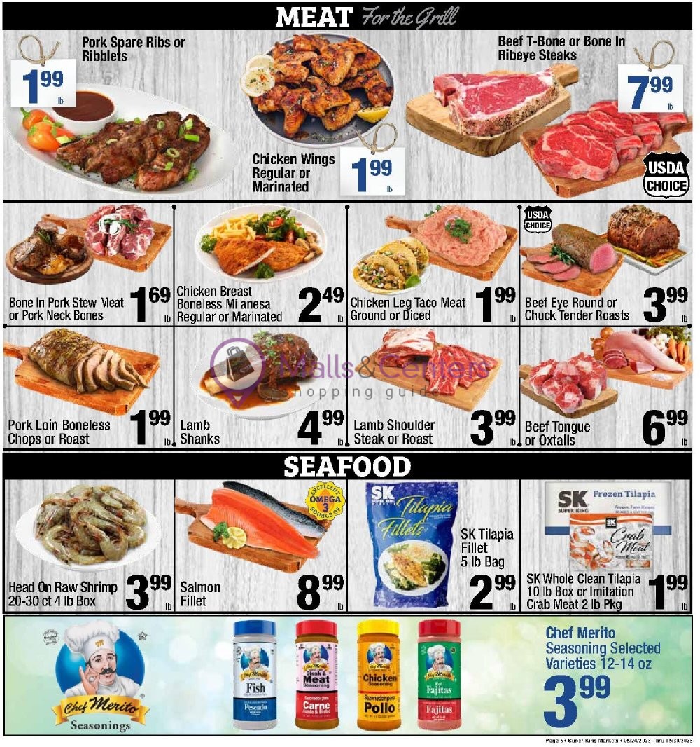 Super King Markets Weekly ad valid from 05/24/2023 to 05/30/2023 MallsCenters