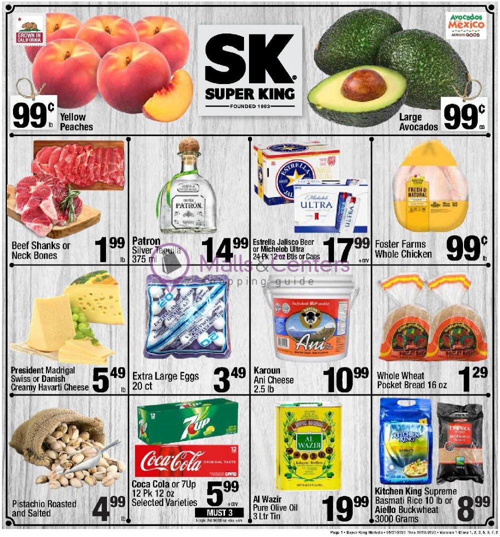 Super King Markets Weekly ad valid from 05/31/2023 to 06/06/2023 MallsCenters