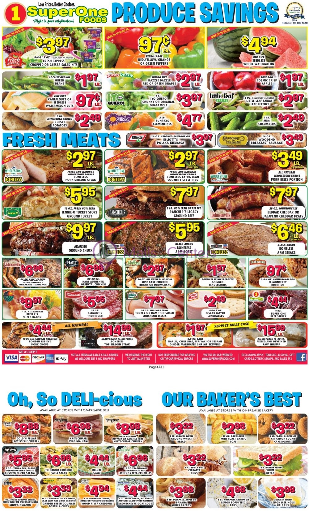 Weekly ad for Super One Foods valid: 08/16/2026 - 08/22/2026, page 4