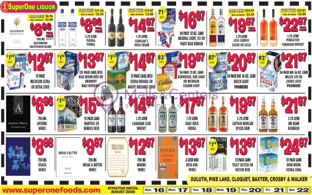 Weekly ad for Super One Foods valid: 08/17/2026 - 08/21/2026, page 5