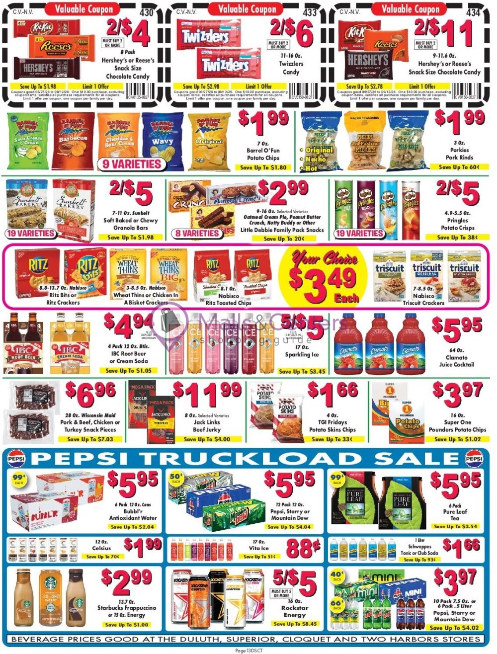 Weekly ad for Super One Foods valid: 08/27/2026 - 09/02/2026, page 13