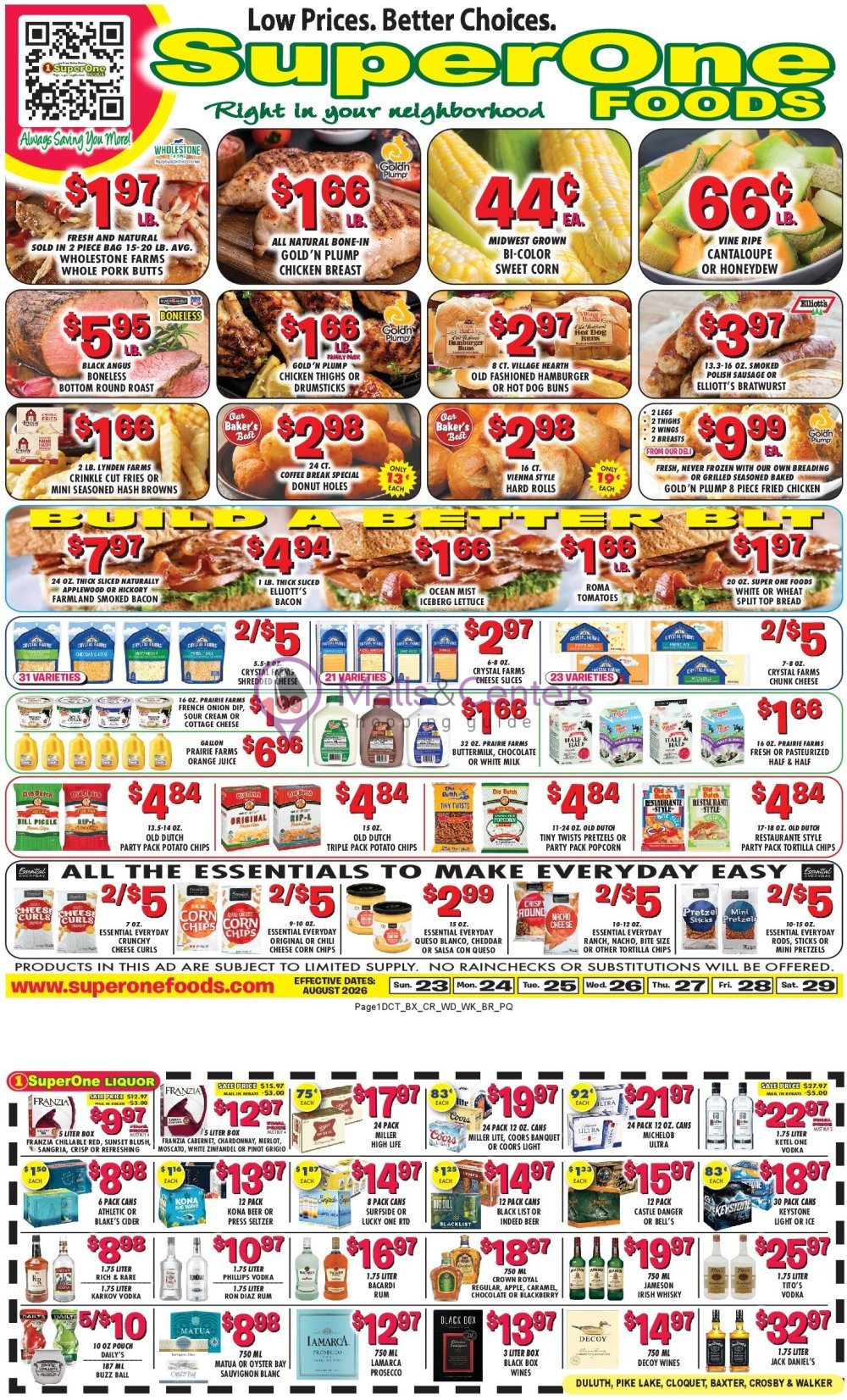 Weekly ad for Super One Foods valid: 08/27/2026 - 09/02/2026, page 17