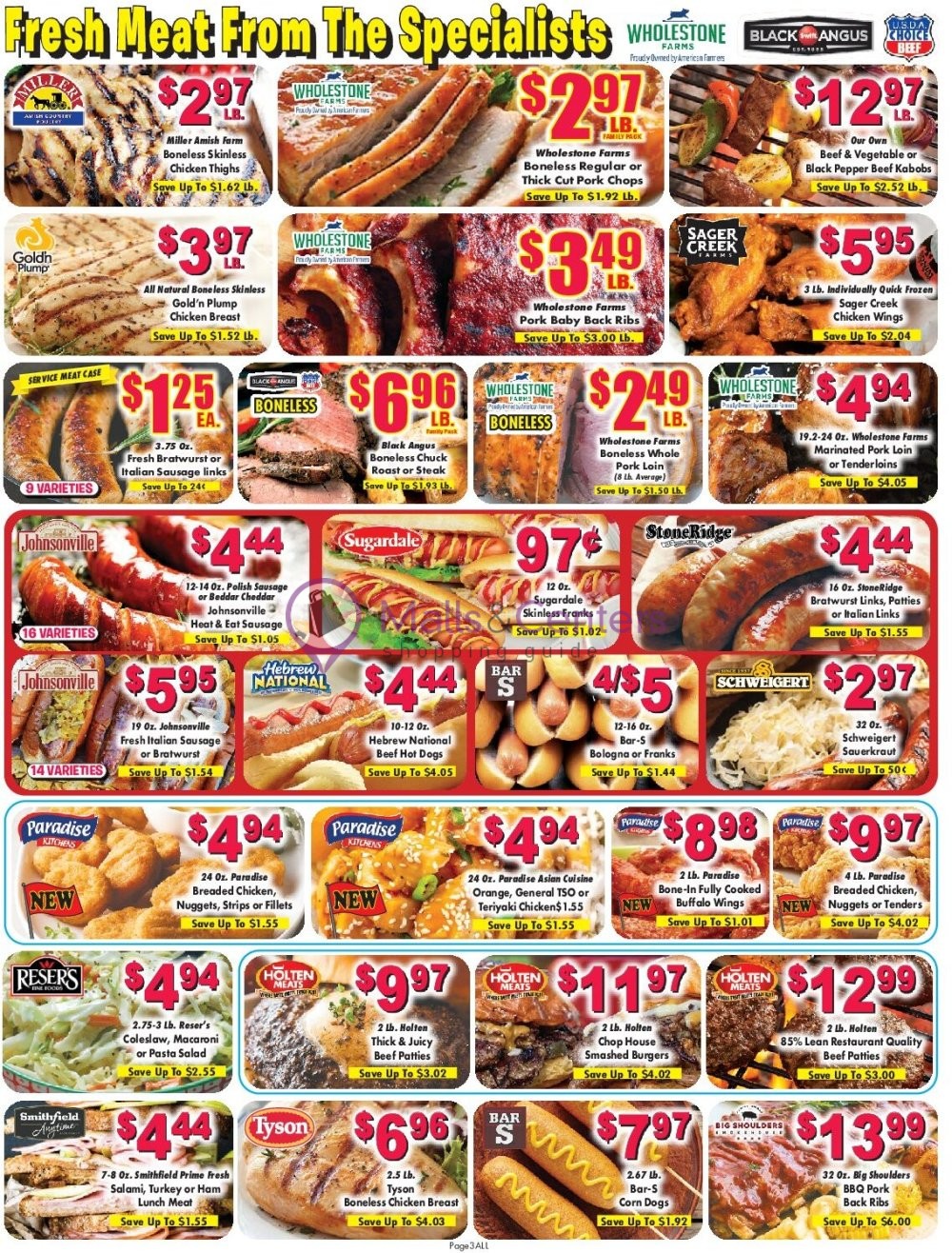 Weekly ad for Super One Foods valid: 08/27/2026 - 09/02/2026, page 3