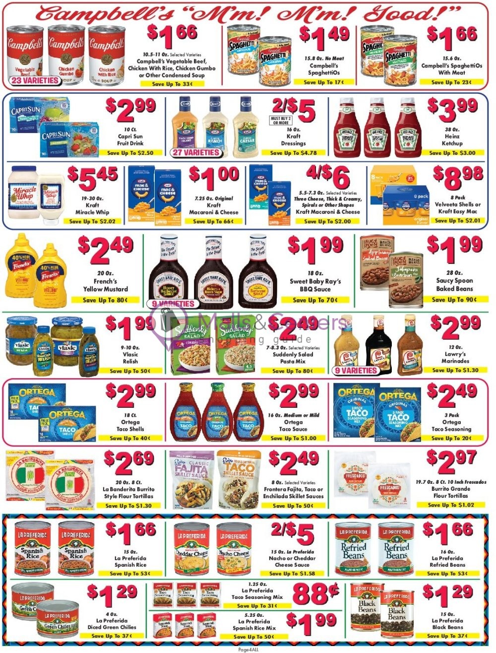 Weekly ad for Super One Foods valid: 08/27/2026 - 09/02/2026, page 4