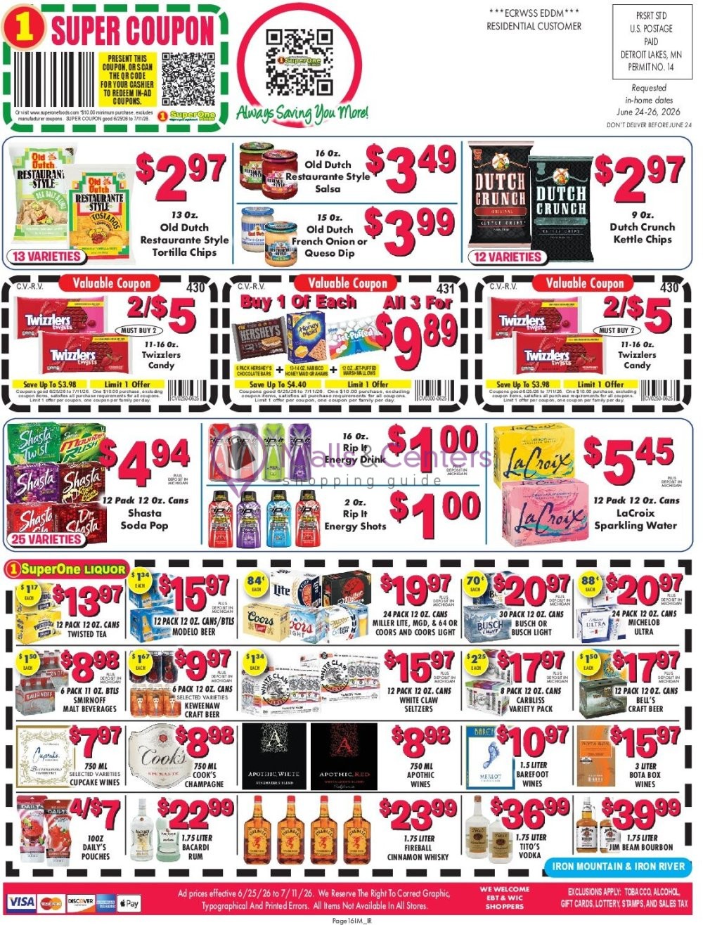 Weekly ad for Super One Foods valid: 07/10/2026 - 07/16/2026, page 20