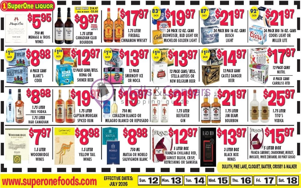 Weekly ad for Super One Foods valid: 07/14/2026 - 07/20/2026, page 11