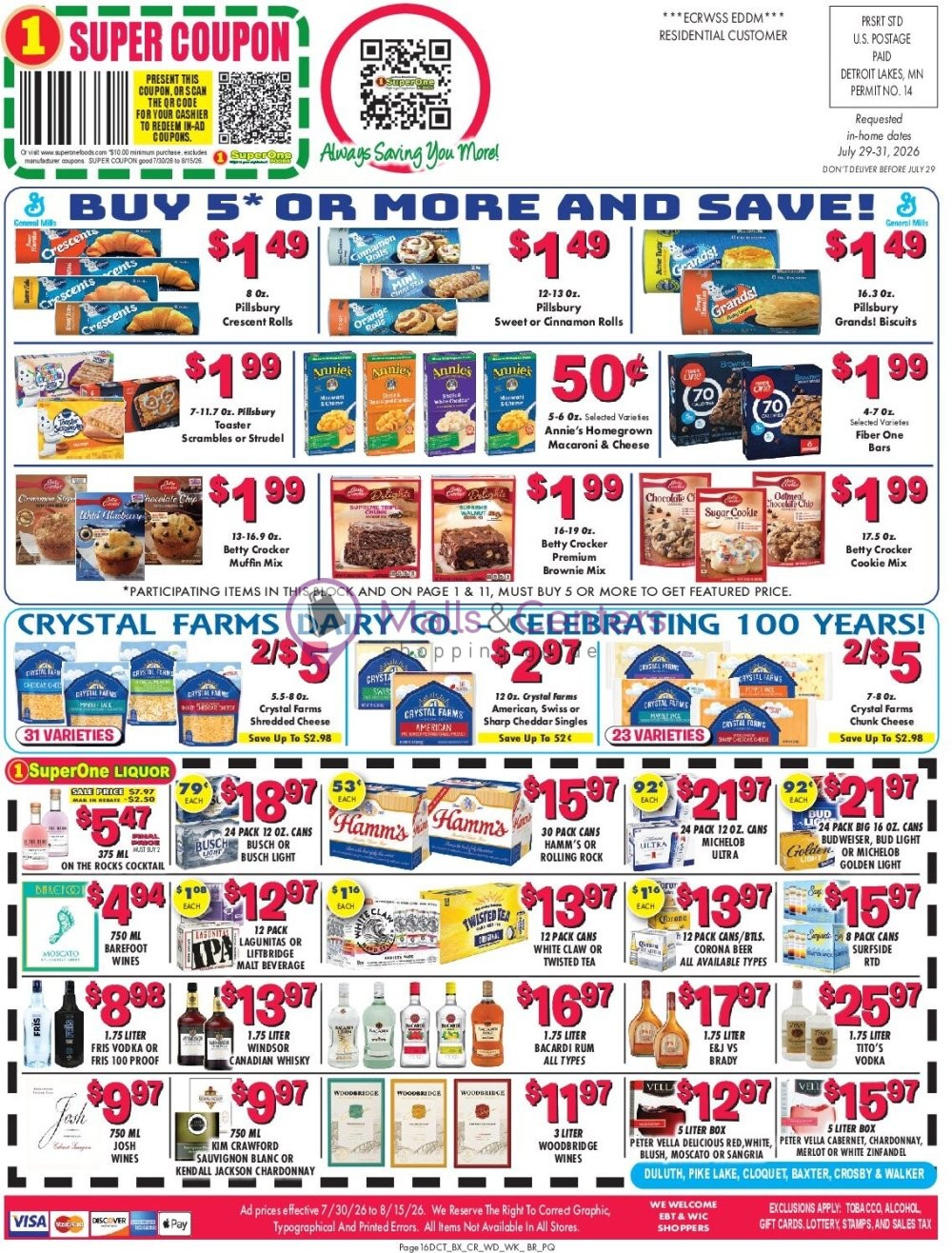 Weekly ad for Super One Foods valid: 07/17/2026 - 07/23/2026, page 15