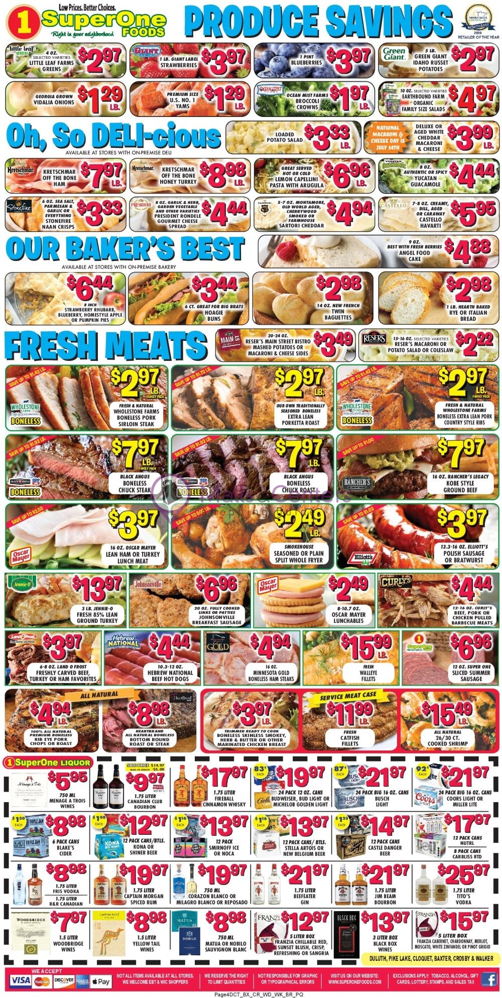 Weekly ad for Super One Foods valid: 07/17/2026 - 07/23/2026, page 19