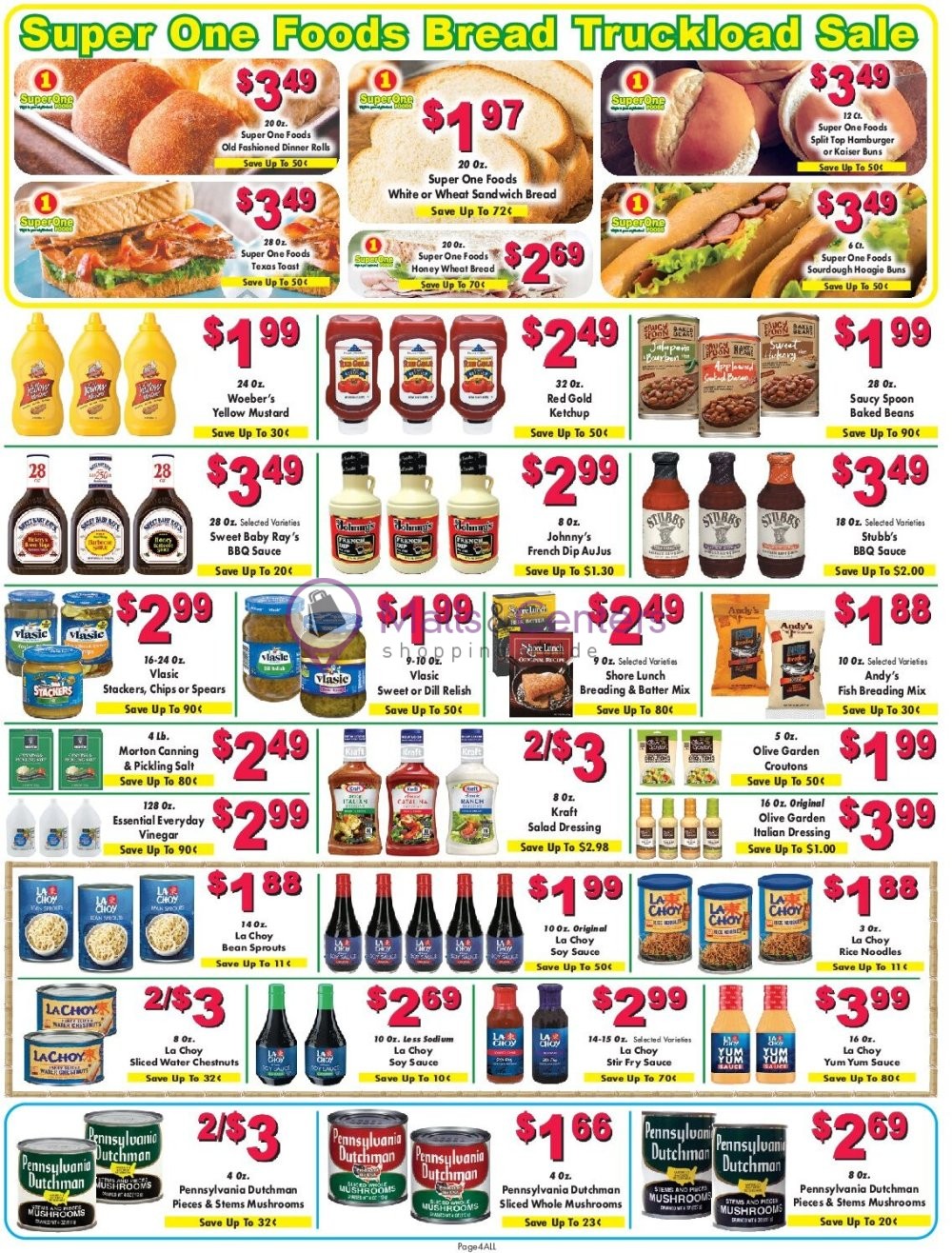 Weekly ad for Super One Foods valid: 07/17/2026 - 07/23/2026, page 4