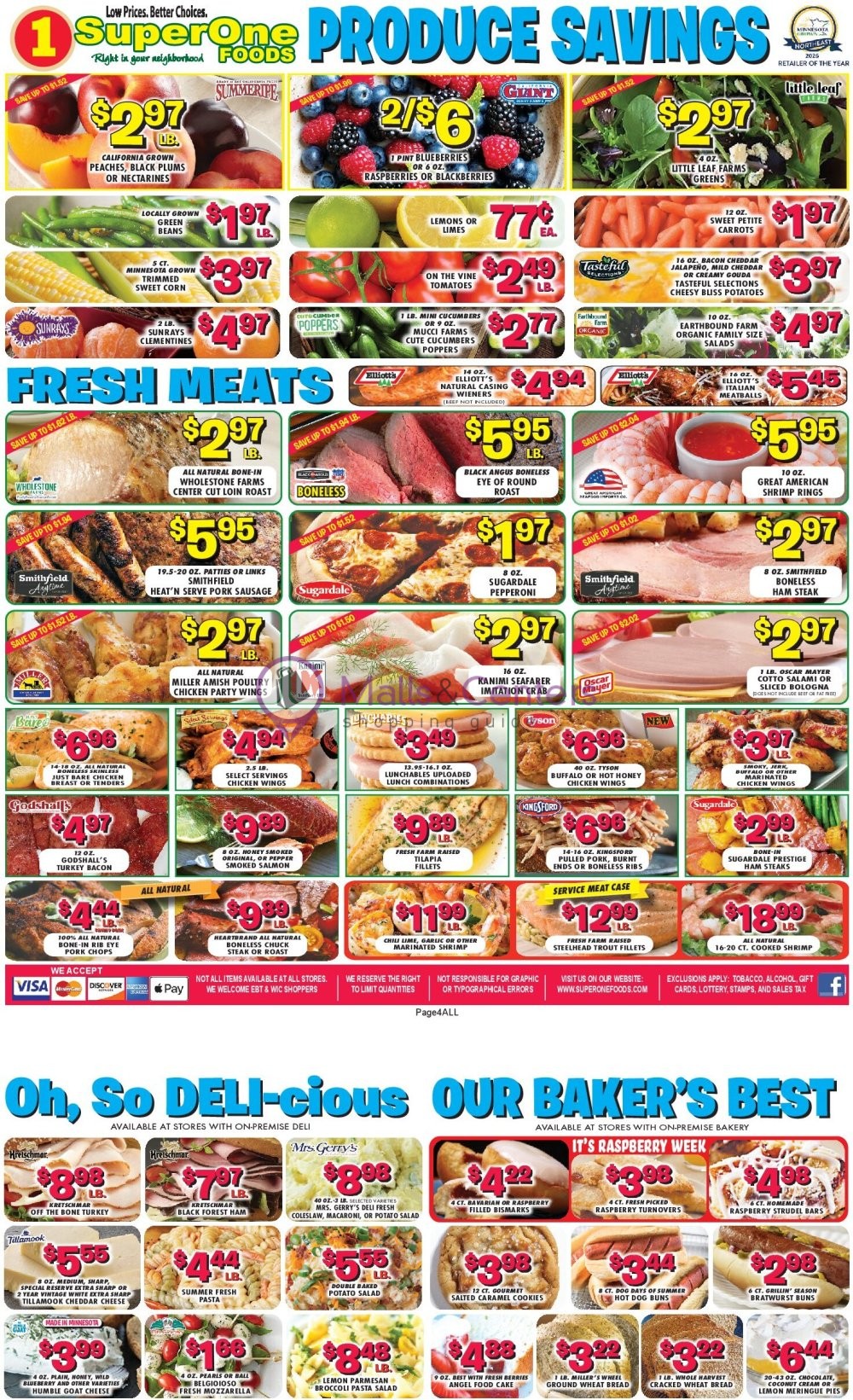 Weekly ad for Super One Foods valid: 07/24/2026 - 08/06/2026, page 4