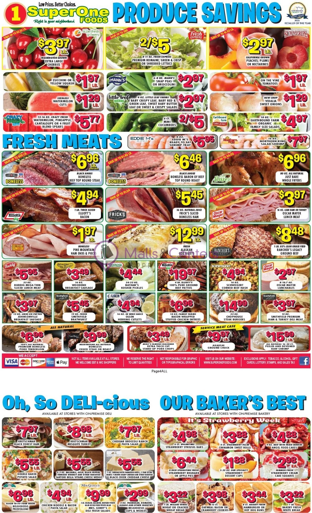 Weekly ad for Super One Foods valid: 06/21/2026 - 06/29/2026, page 4