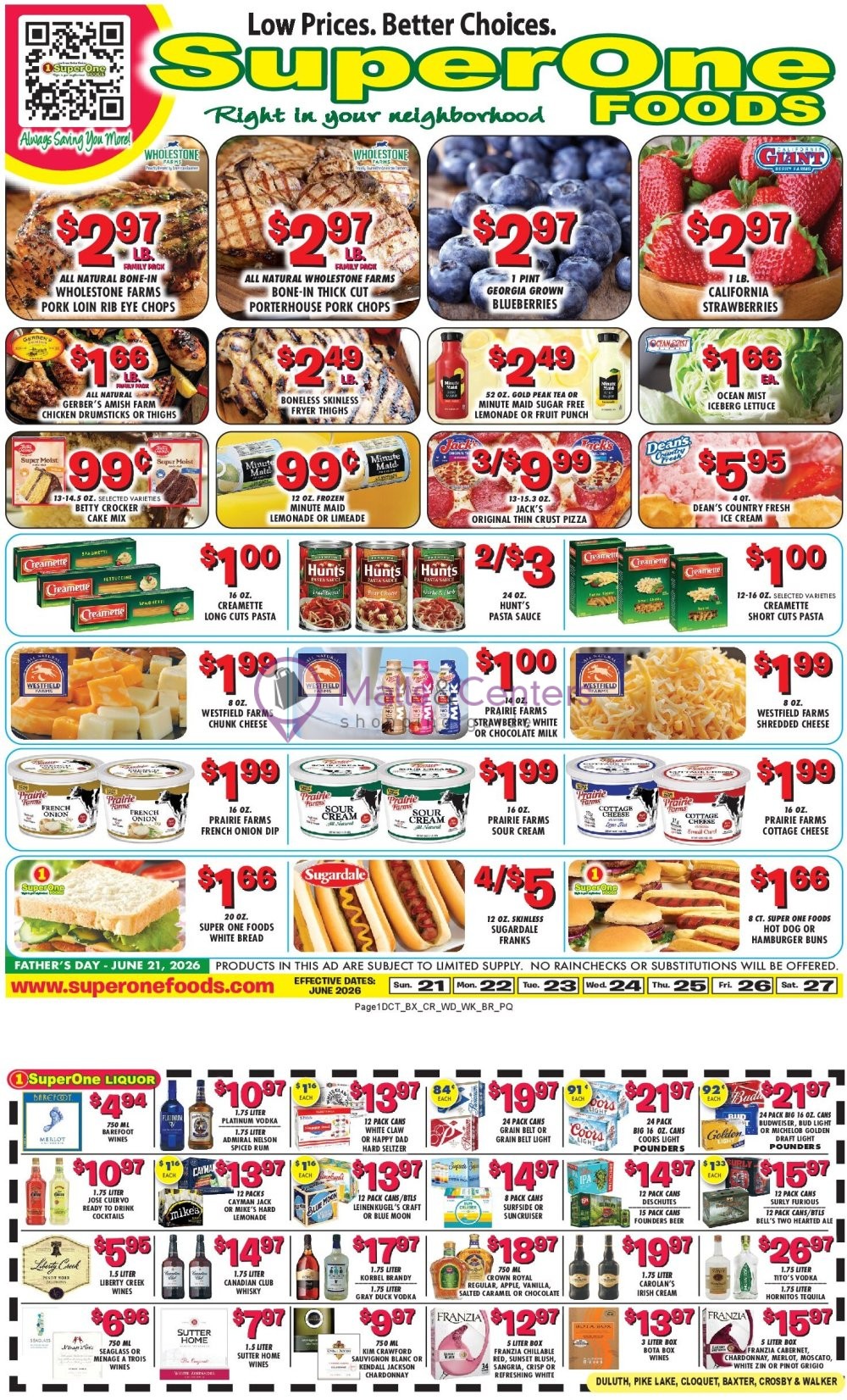 Weekly ad for Super One Foods valid: 06/24/2026 - 07/06/2026, page 17