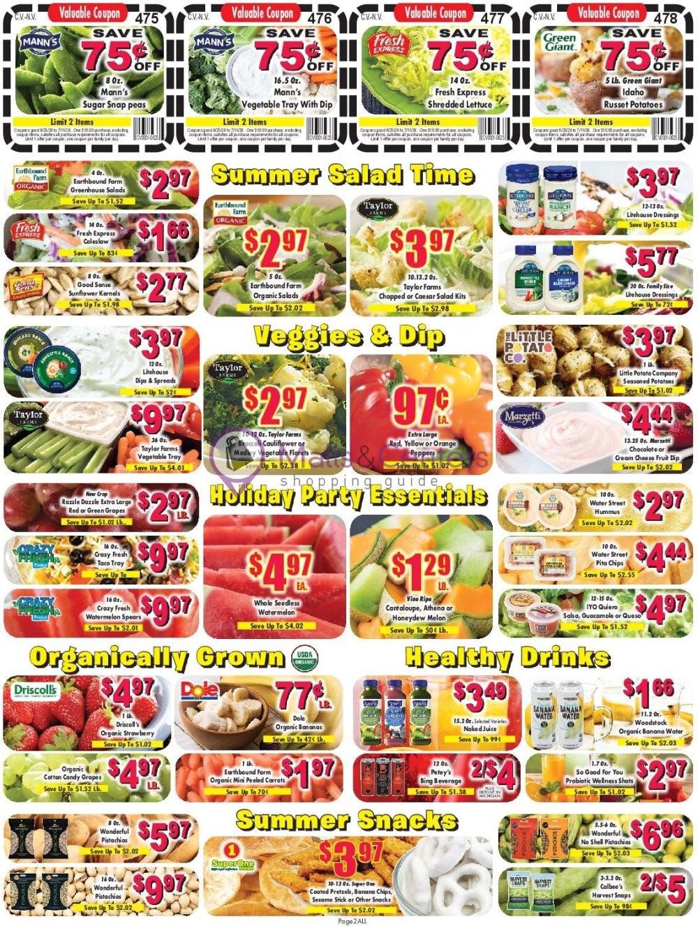 Weekly ad for Super One Foods valid: 06/24/2026 - 07/06/2026, page 2