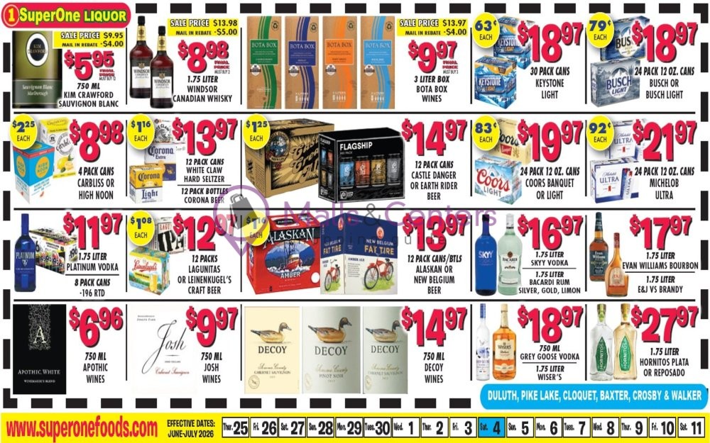 Weekly ad for Super One Foods valid: 06/24/2026 - 07/06/2026, page 21