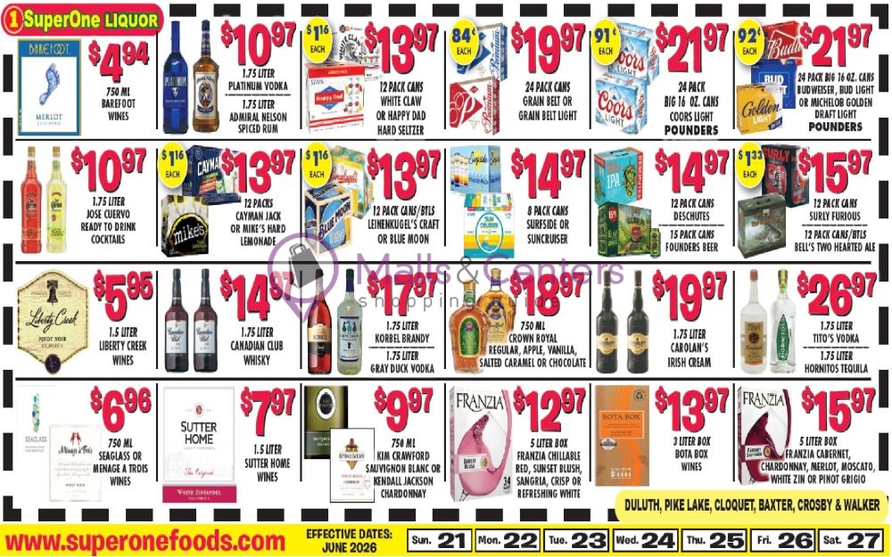 Weekly ad for Super One Foods valid: 06/24/2026 - 07/06/2026, page 22
