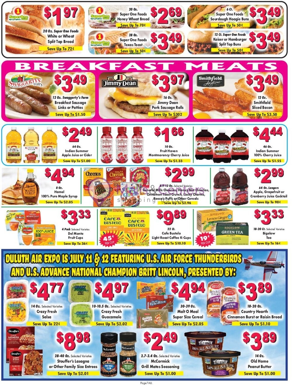 Weekly ad for Super One Foods valid: 06/28/2026 - 07/05/2026, page 7