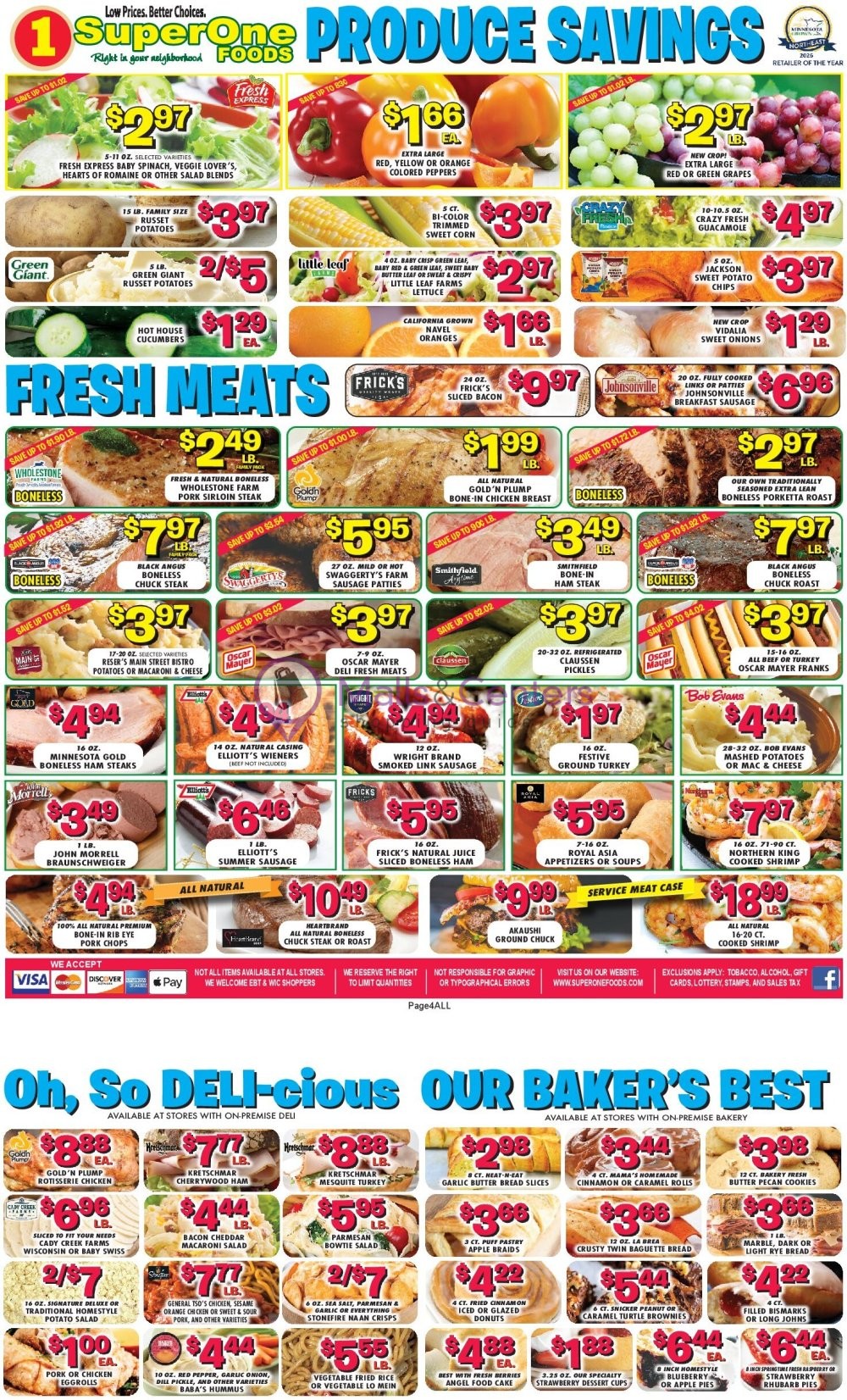 Weekly ad for Super One Foods valid: 05/24/2026 - 05/30/2026, page 4