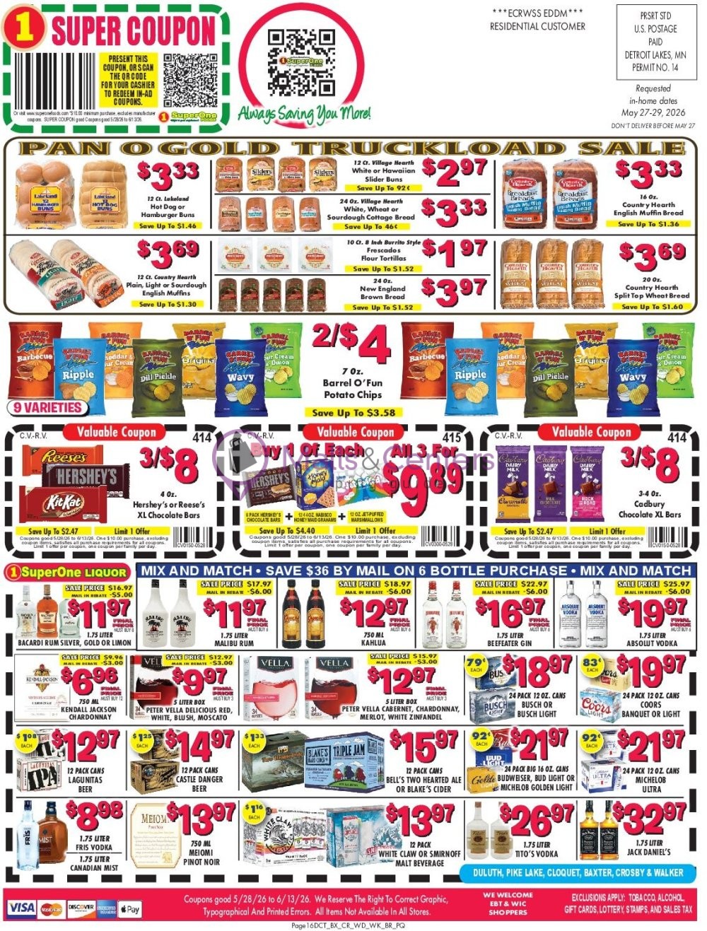 Weekly ad for Super One Foods valid: 05/25/2026 - 06/01/2026, page 16