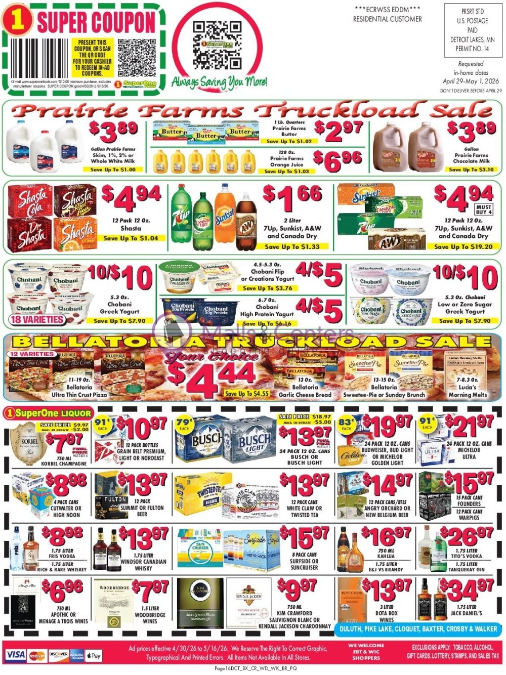 Weekly ad for Super One Foods valid: 05/09/2026 - 05/15/2026, page 16